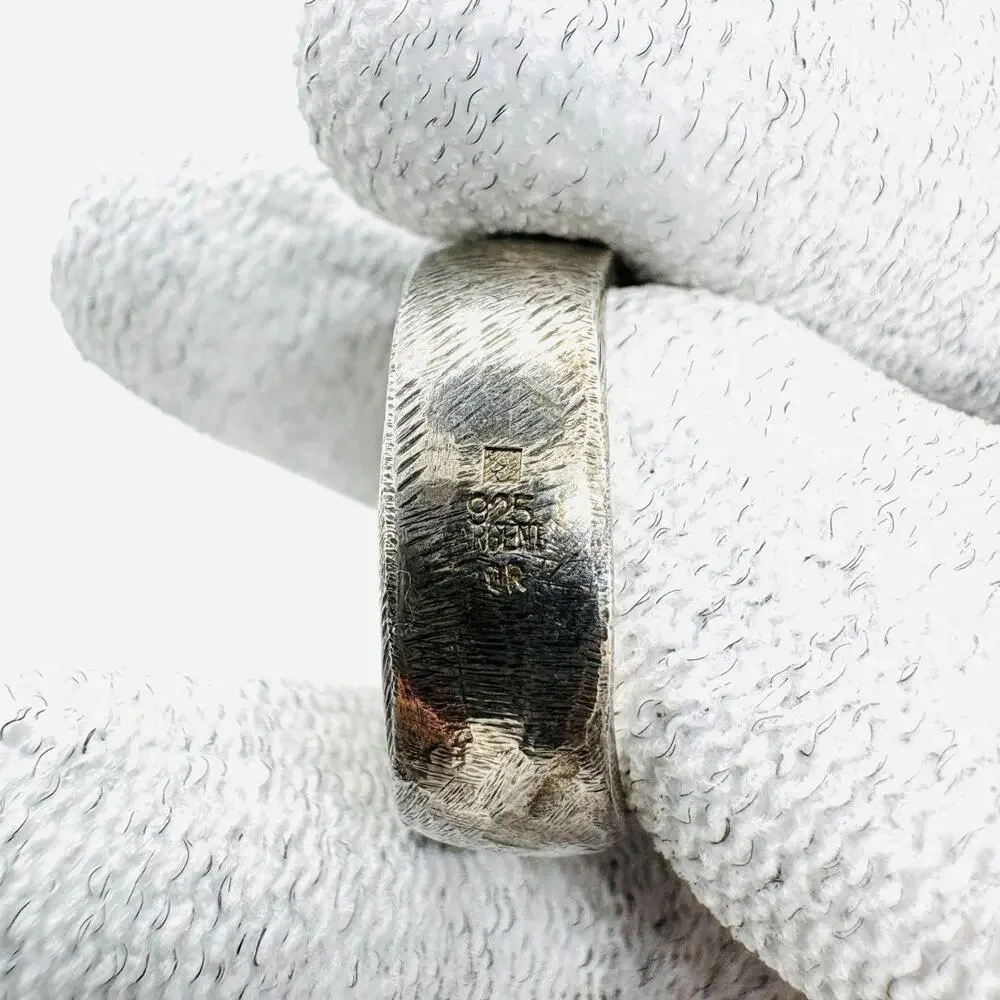 Tobias Wistisen TRI485 Silver and Black Onyx Signet Ring 9